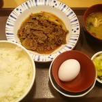 すき家 - 料理写真:和牛すき皿定食850円