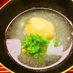 味 ふくしま - 車海老の真薯のお椀
