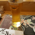 すし追 - ドリンク写真:先ずは、ビールで
