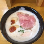 らーめん みやび - とりらーめん（しお）＋味玉