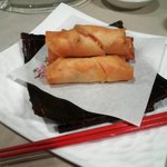 當華邸 - 本日の揚げ物（明太ポテトの春巻）