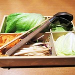 Onyasai - 野菜盛り。