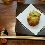 たばる坂 - 葱のふかふか揚げ