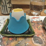 日本料理 潤花 - 卵プリン　富士山器