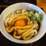 ふくすけ - 月見伊勢うどん　560円