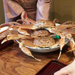 松川 - 間人蟹、緑のタグ