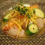 Restaurant & Wines ARISTA - 海の幸のマリネ 2018年3月