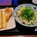 丸亀製麺 - ぶっかけうどん＆天ぷら