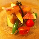 秀よし - 白アマダイの南蛮漬と色々な野菜たちと