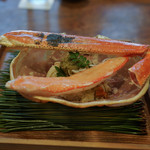 松川 - 間人蟹、飯蒸に焼き蟹