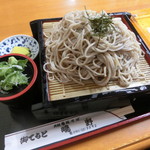 箱館そば 鴫野 - ざるそば大（930円）