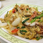 Leng Kee - 1802_Leng Kee(張龍記)_Stri-fried Crab Sculls with Curry and Eggs@700THB(プーパッポンカリー)