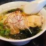 黄昏タンデム - 潮騒の鶏塩そば750円