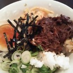 黄昏タンデム - チャーシューきざみごはん250円。ちょっと食べてしまった・・・