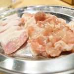 ホルモンと日本酒 ホルモン屋かねちゃん - とんとろ、とりもも