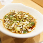 ホルモンと日本酒 ホルモン屋かねちゃん - ホルモンたれ