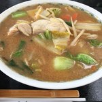 中里温泉 - 五目味噌ラーメン