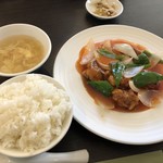 広東料理 元園 - 酢豚定食