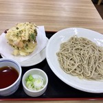 十割そば家 みつば - 海鮮かき揚げ皿そば 900円