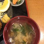 Tonkatsu Nijou - 味噌汁&お新香アップ