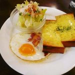 尾道浪漫珈琲 - 尾道浪漫珈琲◆チーズトースト