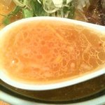 らーめん千太 - スープ