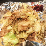 鉄板居酒屋 へらちょんぺ - 豚バラ&キャベツ炒め（600円）