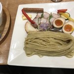 くろす - パイ包みオニオンスープつけ麺スペシャル1870円
