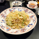 赤坂璃宮 銀座店 - 生菜咸魚鶏粒飯