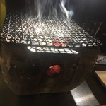 熊本ホルモン - 七輪の炭火焼