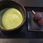 Chimoto Souhonten - 蕎麦団子と抹茶のセット