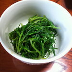 焼肉みよし - お通し　オカヒジキ