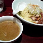 麺 eiji - 濃豚つけNIBOのアップ