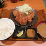 から好し - から好し定食（唐揚げ6個）
            ¥790（税抜）   備え付けの左はレモン、右はニンニクダレ