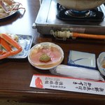 渡部旅館 - かにすき　5,500円（税抜き）