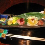 京都一の傳 本店  - いろどり良い前菜