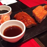 Mantra Restraunt and Bar - 1802_Mantra Restraunt and Bar_BBQ Selection:BBQ Duck, Crispy Pork Belly & BBQ Red Pork＠560THB(豚BBQ盛合せ) 