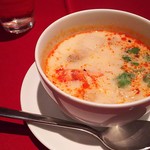 Mantra Restraunt and Bar - 1802_Mantra Restraunt and Bar_Tom Yum Kung: Spicy River Prawn Soup＠350THB(トムヤンクン)