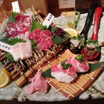 Sumiyaki Yuusei - 馬づくし五種盛り合わせ