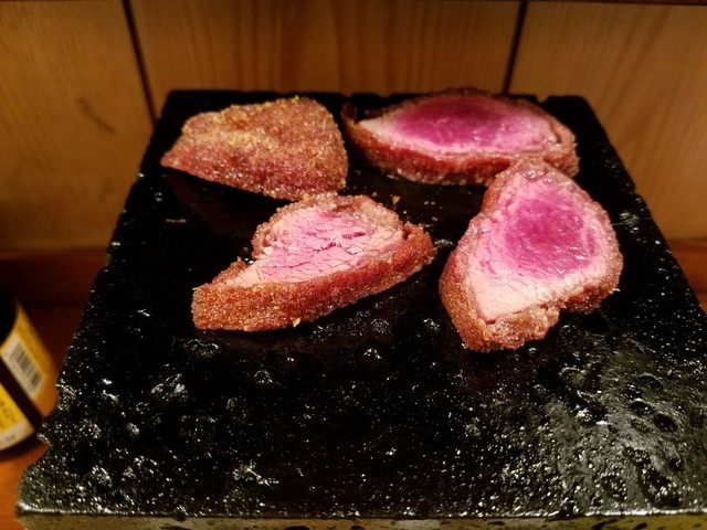 極上ローストビーフを米油で揚げると こんなにも和むんだね 和 分店 By りょう爺 和 Nagomi 千石 牛料理 食べログ 極上ローストビーフを米油で揚げると こんなにも和むんだね 和 分店 By りょう爺 和 Nagomi 千石 牛料理 食べログ