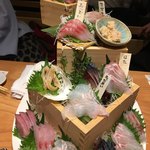 日本酒の魚枡 - 