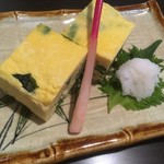 十勝ダイニングバル チャンコ長 - ニラとわかめのだし巻き卵380円