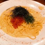 HALE海’S - 帆立が入ったウニ風味のクリームパスタ いくら添え