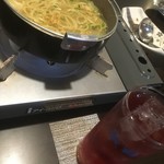 十勝ダイニングバル チャンコ長 - ちゃんぽん麺180円入れ＆男梅サワー