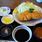 呑めるとんかつ屋 林家 - プレミアムロースカツ定食