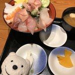 Sandaime Amimotou Osensuisan - 地魚海鮮丼 Local Fish Sashimi Rice Bowl at Uosen Suisan, Aista Shin-Yamaguchi！♪☆(*^o^*)