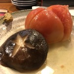 河童の川太郎 - おでん トマト、しいたけ