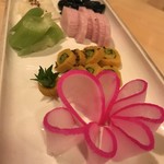 栄寿司小吉 - お新香も綺麗