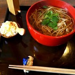 そば屋 案山棒 - 朝かけそば¥500