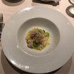 タント・タント　 - そら豆とはまぐりのリゾット